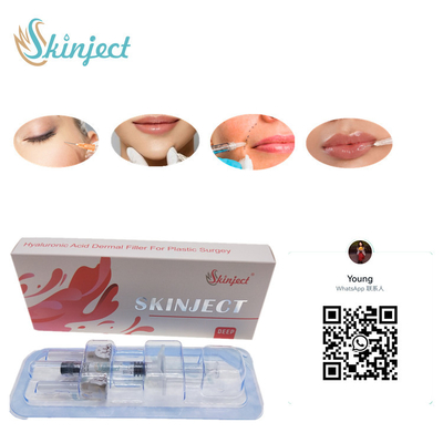 Mordente cutâneo profundo injetável Chin Nasolabial Fold dos enchimentos dos bordos 2ml de Skinject HA