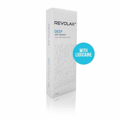 enchimento cutâneo hialurónico profundo de 1.1ml Revolax para a cara