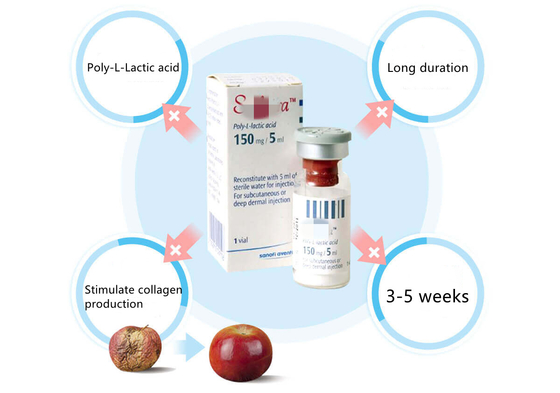 5 ml de enchimento de ácido láctico poli- L Enchimento cutâneo injectável 3D PLLA