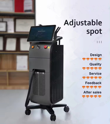 Máquina de remoção de pelos a laser profissional para rosto e corpo com função de resfriamento da pele