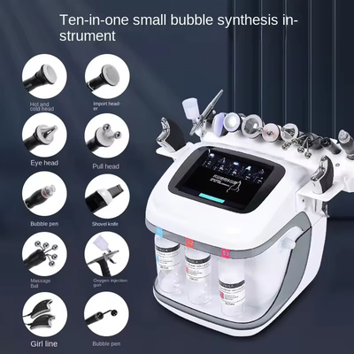 Nova Chegada Black Pearl 10 em 1 Hydra Peel Machine Microdermabrasion Machine Facial Spa Micro-Touch Hydra Skin Care
