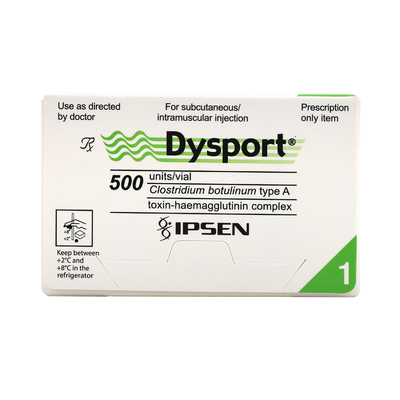 Encomenda Botox Dysport 500iu para reduzir as linhas de cara.
