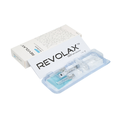 Revolax com Lido Deep 1, 1 ml Seringa Para Rugas Profundas Aumentos dos lábios