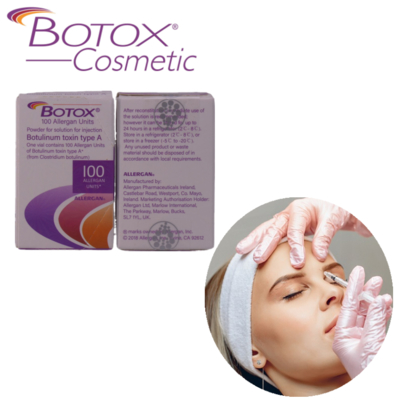 Botox Allergan 100UI Abbive Botox Toxina Clostridium Botulinum para Remover Linhas de Expressão