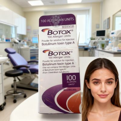 Botox Injetável Allergan 100u para Face onabotulinumtoxinA Tipo A Melhora Rugas Faciais