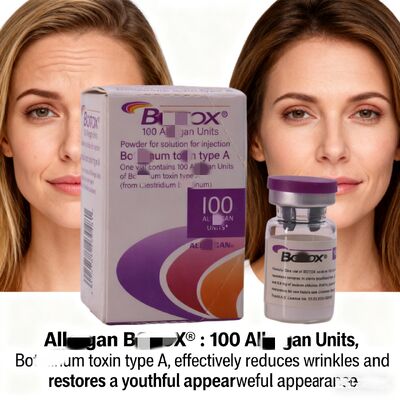Botox Injetável Remover rugas Toxina Botulínica 100 unidades Allergan Botox Áreas faciais para tratamentos
