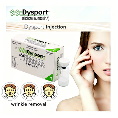Tratamento estético confiável para injeção de Dysport de grau médico para contorno facial e remoção de rugas Toxina botulínica 500 unidades